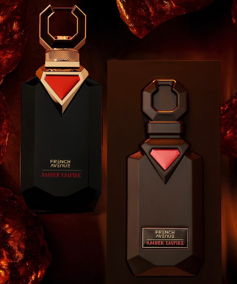 French Avenue Amber Empire bottle and box
